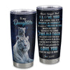 Personalized To My Daughter Tumbler Gift From Mom Dad Mother Stainless Steel Cup This Old Tiger Love You Daughter Birthday Graduation Christmas Travel Mug | teecentury