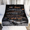 Personalized To My Fiance Blanket From Fiancee I'd Find You Sooner Love You Longer Fiance Anniversary Wedding Valentines Day Christmas Fleece Throw Blanket Blanket | Teecentury.com