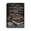 Personalized To My Fiance Canvas From Fiancee Love You Longer Fiance Birthday Gift Anniversary Wedding Valentines Day Christmas Custom Wall Art Print Framed Canvas | teecentury