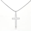 Stainless Cross Necklace Stainless Steel | 3 | Personalized To My Fiancé Necklace From Fiancée If I Could Give You Fiancé Future Husband Anniversary Day Birthday Christmas Customized Gift Box Message Card | teecentury