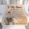 Personalized To My Fiancée Blanket From Fiancé You Are Braver Fiancee Birthday Gifts Anniversary Romantic Valentines Day Christmas Customized Fleece Blanket | teecentury