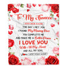 Personalized To My Fiancée Blanket The Day I Met You Gifts For Fiancée Anniversary Romantic For Women Valentines Birthday Gifts Christmas Fleece Blanket | teecentury