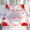 Personalized To My Fiancée Blanket The Day I Met You Gifts For Fiancée Anniversary Romantic For Women Valentines Birthday Gifts Christmas Fleece Blanket | teecentury