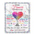 Personalized To My Fiancée Gifts From Fiance Hugged Blanket Birthday Gifts For Future Wife Romantic Valentines Day For Her Christmas Custom Fleece Blanket | teecentury