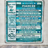 Personalized To My Fiancée Gifts From Husband Blanket Wood Love You Longer Valentines Anniversary Romantic Birthday Gifts For Fiancée Christmas Fleece Blanket | teecentury