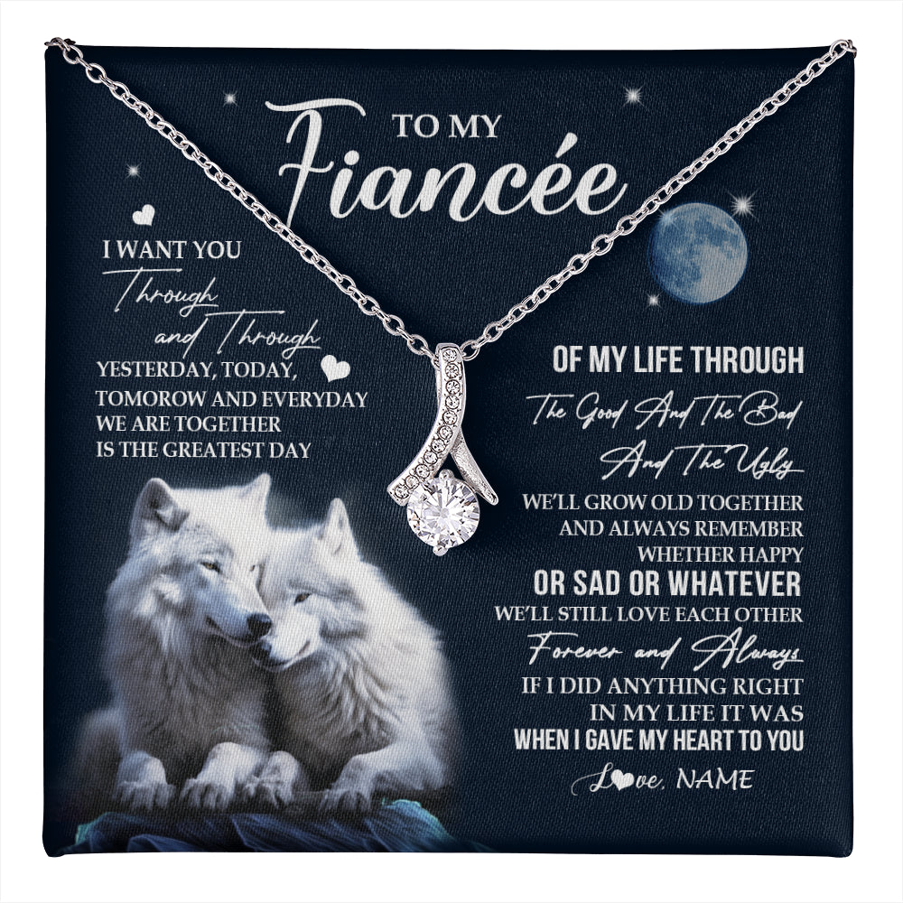 Wolf necklace for her online