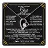 Forever Love Necklace 14K White Gold Finish | 1 | Personalized To My Gigi Necklace Gifts Meaningful Gift To Gigi From Granddaughter Without You There Is No Me Mothers Day Birthday Gift Box Message Card | https://teecentury.
