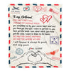 Personalized To My Girlfriend Blanket From Boyfriend I Will Always Be Yours Air Mail Girlfriend Birthday Valentines Day Christmas Customized Fleece Blanket | teecentury
