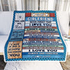 Personalized To My Girlfriend Blanket From Boyfriend Wood I Love You More Girlfriend Birthday Anniversary Valentines Christmas Gift Customized Fleece Blanket | teecentury