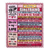 Personalized To My Girlfriend Blanket From Boyfriend Wood Never Forget I Love You Birthday Anniversary Valentines Christmas Customized Gift Fleece Blanket | teecentury
