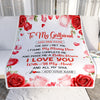 Personalized To My Girlfriend Blanket The Day I Met You Gifts For Girlfriend Anniversary Romantic For Women Valentines Birthday Gifts Christmas Fleece Blanket | teecentury
