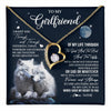 Forever Love Necklace 18K Yellow Gold Finish | 1 | Personalized To My Girlfriend Canvas From Boyfriend I Want You Wolf Girlfriend Birthday Gifts Anniversary Valentines Christmas Custom Wall Art Print Framed Canvas | teecentury