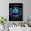 Personalized To My Girlfriend Canvas The Day I Met You Girlfriend Birthday Gifts Romantic Valentines Day For Her Christmas Custom Wall Art Print Framed Canvas | teecentury