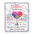Personalized To My Girlfriend Gifts From Fiance Hugged Blanket Birthday Gifts For Girlfriend Romantic Valentines Day For Her Christmas Custom Fleece Blanket | teecentury