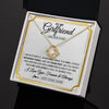 Love Knot Necklace 18K Yellow Gold Finish | 2 | Personalized To My Girlfriend Necklace For Women Love Letter Romatic Gifts For Her Girlfriend Gift From Boyfriend Valentines Custom Gift Box Message Card | https://teecentury.