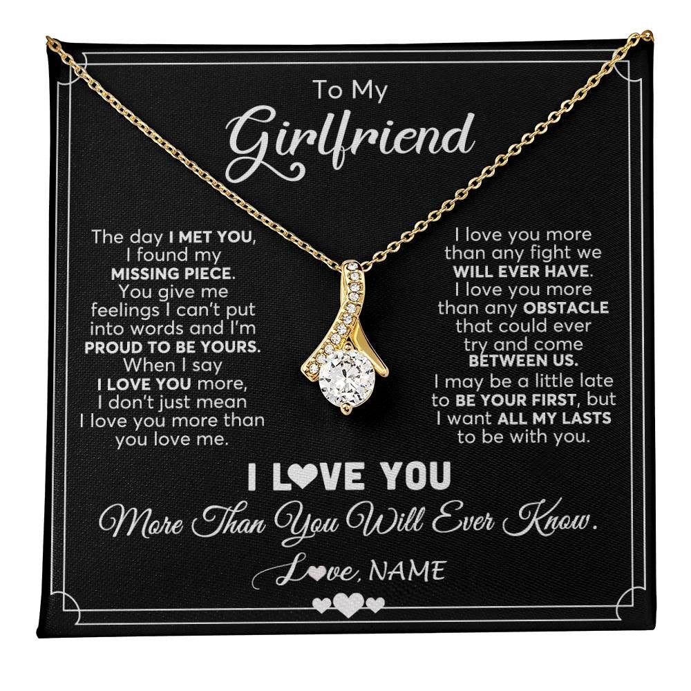 I want a necklace with my boyfriend's name on it sale