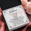 Interlocking Hearts Necklace Stainless Steel & Rose Gold Finish | 2 | Personalized To My Girlfriend Necklace Gift For Her I Love You More Than Anything Pendant Love Girlfriend Birthday Gifts Christmas Gift Box Message Card | https://teecentury.