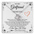 Love Knot Necklace 14K White Gold Finish | 1 | Personalized To My Girlfriend Necklace Gift For Her I Love You More Than Anything Pendant Love Girlfriend Birthday Gifts Christmas Gift Box Message Card | https://teecentury.