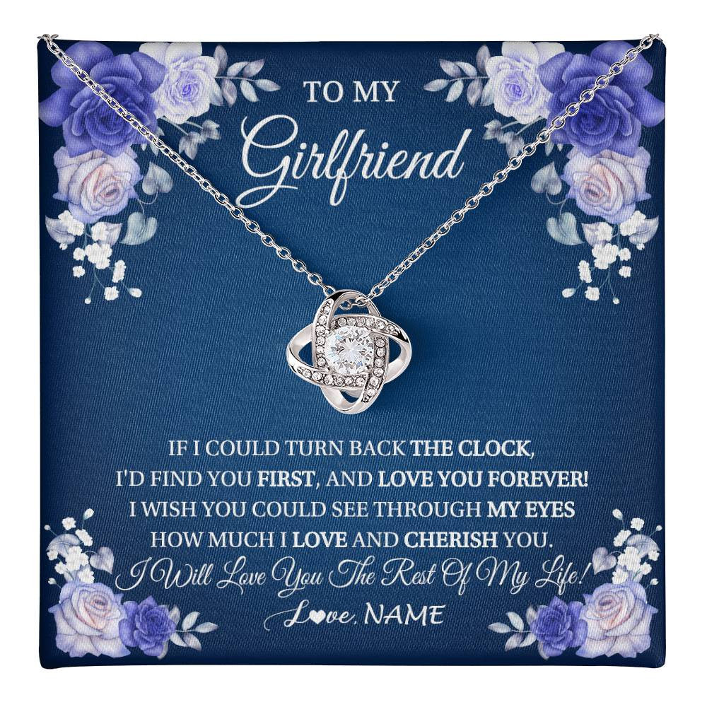 Girlfriend Necklace, Gift Necklace With Message Card To My Girlfriend –  Rakva