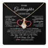 Alluring Beauty Necklace 18K Yellow Gold Finish | 1 | Personalized To My Goddaughter Birthday Gifts From Godmother Uncle Always Love You Goddaughter Gifts Necklace Jewelry Christmas Custom Gift Box Message Card | teecentury.myshopify