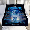 Personalized To My Goddaughter Blanket From Godmother Lion My Precious Goddaughter Birthday Graduation Anniversary Christmas Customized Fleece Throw Blanket Blanket | Teecentury.com