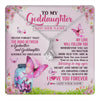 Alluring Beauty Necklace 14K White Gold Finish | 1 | Personalized To My Goddaughter Butterfly Necklace From Godmother The Bond Between Goddaughter Birthday Gifts Graduation Christmas Jewelry Gift Box Message Card | https://teecentury.
