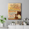 Personalized To My Goddaughter Canvas From Godfather Aunt This Old Horse Love You Goddaughter Birthday Gifts Graduation Christmas Custom Wall Art Print Framed Canvas | teecentury