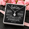 Alluring Beauty Necklace 14K White Gold Finish | 2 | Personalized To My Goddaughter Gifs From Godmother Necklace How Much I Love You Goddaughter Birthday Graduation Christmas Customized Gift Box Message Card | teecentury