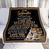 Personalized To My Goddaughter Gifts Blanket From Aunt Uncle This Old Tiger Love You Goddaughter Birthday Gifts Graduation Christmas Customized Fleece Blanket | teecentury