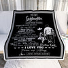 Personalized To My Goddaughter Gifts Blanket From Godfather Wherever Your Journey In Life Goddad Goddaughter Birthday Gifts Christmas Customized Fleece Blanket | teecentury