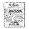 Personalized To My Goddaughter Gifts Blanket From Godmother Elephant My Only Wish For You Goddaughter Birthday Gifts Graduation Christmas Fleece Blanket | teecentury