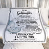 Personalized To My Goddaughter Gifts Blanket From Godmother Elephant My Only Wish For You Goddaughter Birthday Gifts Graduation Christmas Fleece Blanket | teecentury