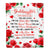 Personalized To My Goddaughter Gifts Blanket From Godmother Rose Flower Present For Adult Birthday Gifts For Goddaughter Christmas Custom Fleece Blanket | teecentury