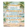 Personalized To My Goddaughter Gifts Blanket From Godmother Uncle Whenever You Feel Beach Goddaughter Birthday Gifts Graduation Christmas Fleece Blanket | teecentury