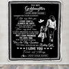 Personalized To My Goddaughter Gifts Blanket From Godmother Wherever Your Journey In Life Aunt Goddaughter Birthday Gifts Christmas Customized Fleece Blanket | teecentury