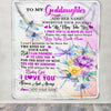 Personalized To My Goddaughter Gifts Blanket From Godmother Wherever Your Journey In Life Dragonfly Goddaughter Birthday Gifts Warm Customized Fleece Blanket | teecentury