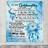 Personalized To My Goddaughter Gifts Blanket From Godmother Wherever Your Journey In Life Dream Catcher Goddaughter Birthday Gifts Warm Customized Fleece Throw Blanket | teecentury