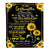 Personalized To My Goddaughter Gifts Blanket From Godmother Wherever Your Journey In Life Sunflower Goddaughter Birthday Gifts Customized Fleece Throw Blanket | teecentury