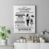 Personalized To My Goddaughter Gifts Canvas From Godmother Aunt Whenever Woman Unique Birthday Gifts For Goddaughter Graduation Christmas Custom Art Framed Canvas | teecentury