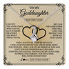 Alluring Beauty Necklace 14K White Gold Finish | 1 | Personalized To My Goddaughter Gifts From Godfather Goddaughter Birthday Gifts Jewelry For Women Goddaughter Pendant Necklace Christmas Gift Box Message Card | teecentury.myshopify