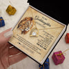 Forever Love Necklace 18K Yellow Gold Finish | 2 | Personalized To My Goddaughter Gifts From Godfather Lion Necklace I Love You Goddaughter Birthday Gifts Graduation Christmas Custom Gift Box Message Card | teecentury.myshopify