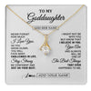 Alluring Beauty Necklace 18K Yellow Gold Finish | 1 | Personalized To My Goddaughter Gifts From Godmother Necklace I Love You Thoughtful Keepsake Gift Goddaughter Birthday Christmas Custom Gift Box Message Card | https://teecentury.