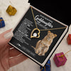 Forever Love Necklace 18K Yellow Gold Finish | 2 | Personalized To My Goddaughter Gifts From Godmother Necklace This Old Lion Love You Goddaughter Birthday Gifts Christmas Jewelry Custom Gift Box Message Card | https://teecentury.