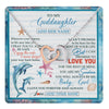 Interlocking Hearts Necklace Stainless Steel & Rose Gold Finish | 1 | Personalized To My Goddaughter Gifts Necklace Dolphin From Godmother My Sunshine Jewelry For Goddaughter Birthday Gift Christmas Custom Gift Box Message Card | https://teecentury.