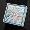 Love Knot Necklace 18K Yellow Gold Finish | 2 | Personalized To My Goddaughter Gifts Necklace Dolphin From Godmother My Sunshine Jewelry For Goddaughter Birthday Gift Christmas Custom Gift Box Message Card | https://teecentury.