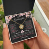 Love Knot Necklace 18K Yellow Gold Finish | 2 | Personalized To My Goddaughter Gifts Necklace From Godmother Godfather Love Precious Goddaughter Birthday Graduation Christmas Customized Gift Box Message Card | teecentury