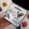 Forever Love Necklace 18K Yellow Gold Finish | 2 | Personalized To My Goddaughter Gifts Necklace From Godmother Whenever Eagle Unique Birthday Gifts For Goddaughter Christmas Jewelry Gift Box Message Card | https://teecentury.