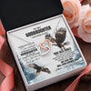 Interlocking Hearts Necklace Stainless Steel & Rose Gold Finish | 2 | Personalized To My Goddaughter Gifts Necklace From Godmother Whenever Eagle Unique Birthday Gifts For Goddaughter Christmas Jewelry Gift Box Message Card | https://teecentury.