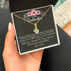 Alluring Beauty Necklace 18K Yellow Gold Finish | Personalized To My Godmother Necklace from Goddaughter Im Glad You Are My Godmother Birthday Mothers Day Thanksgiving Christmas Customized Gift Message Card | teecentury