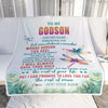 Personalized To My Godson Gifts Blanket From Godmother Uncle Godmother Whenever You Feel Dragonfly Godson Birthday Gifts Graduation Christmas Fleece Blanket | teecentury